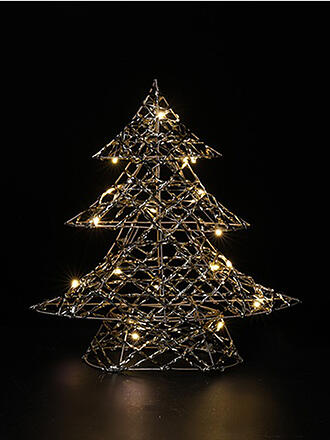 COUNTRYFIELD | Dekofigur - LED Weihnachtsbaum DAMI Small 30cm gold