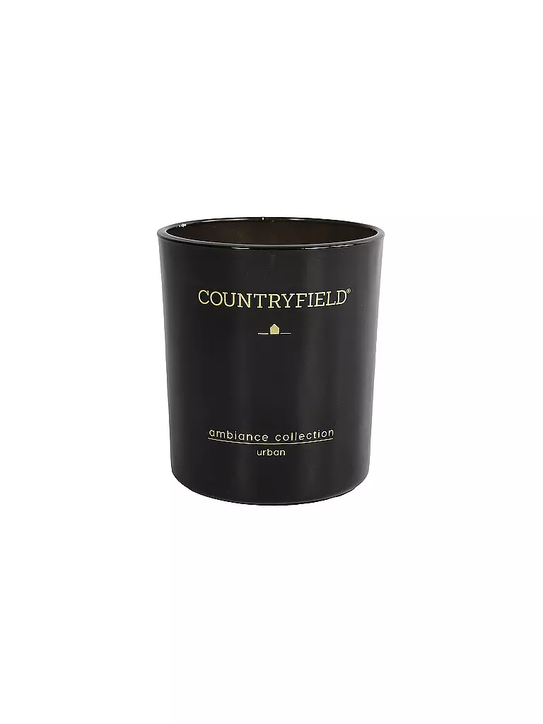 COUNTRYFIELD | Duftkerze Urban M 10,5cm Schwarz | schwarz