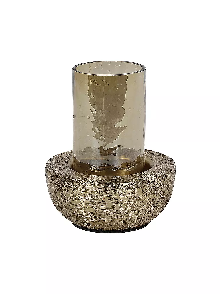 COUNTRYFIELD | Teelichthalter ARLETTE 13x16cm Gold gebürstet | gold