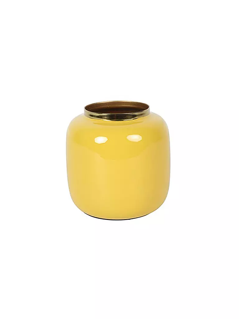 COUNTRYFIELD | Vase Madras S 13/12cm Gelb | gelb