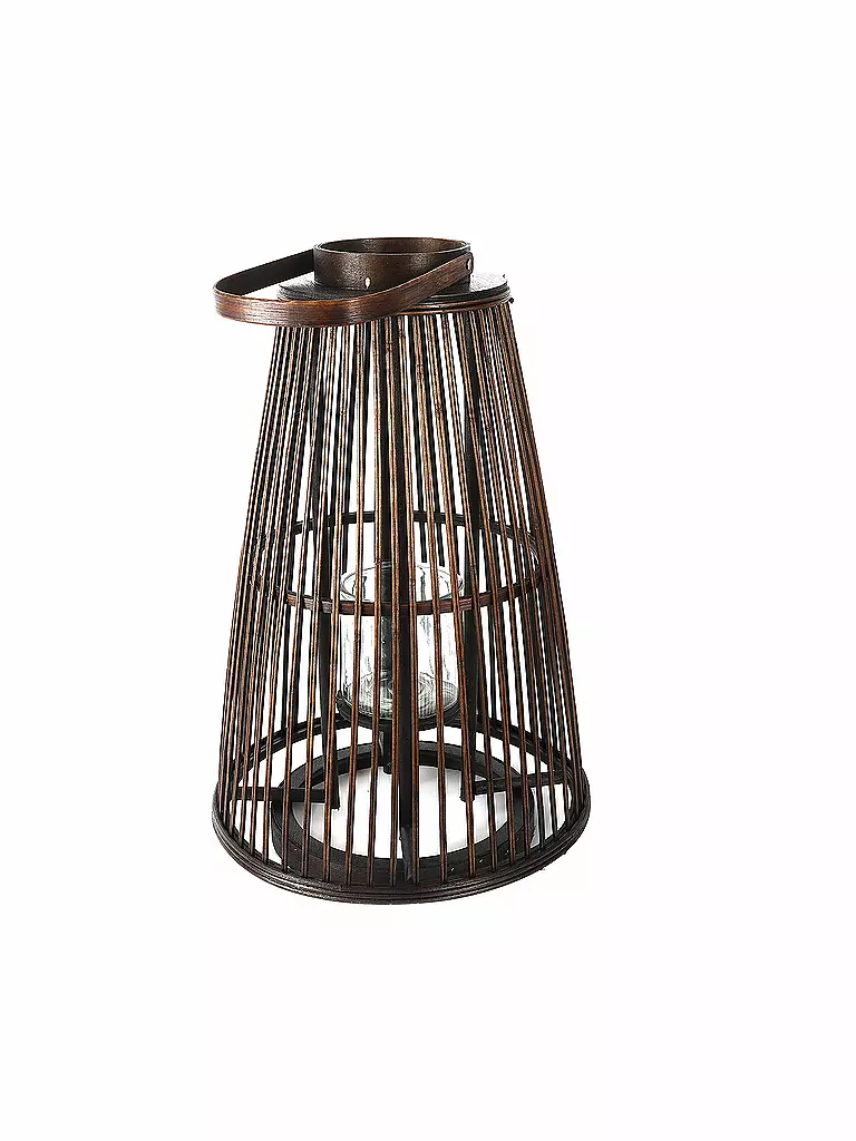 COUNTRYFIELD | Windlicht Kegel Jenna L 38x56cm Braun | braun