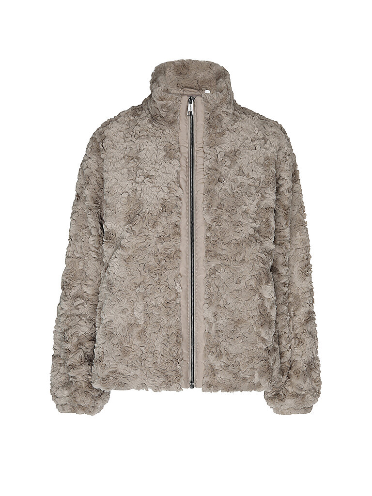COVERED Jacke in Felloptik CHLOE 2 beige | XL