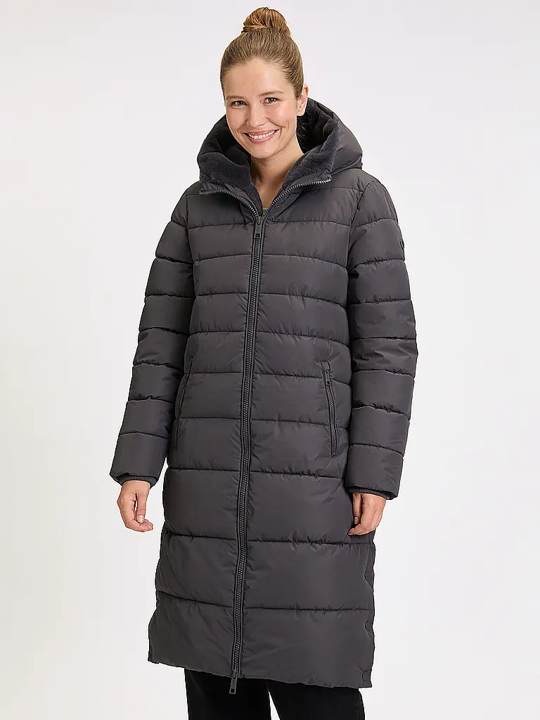 COVERED | Steppmantel AMY | Grau