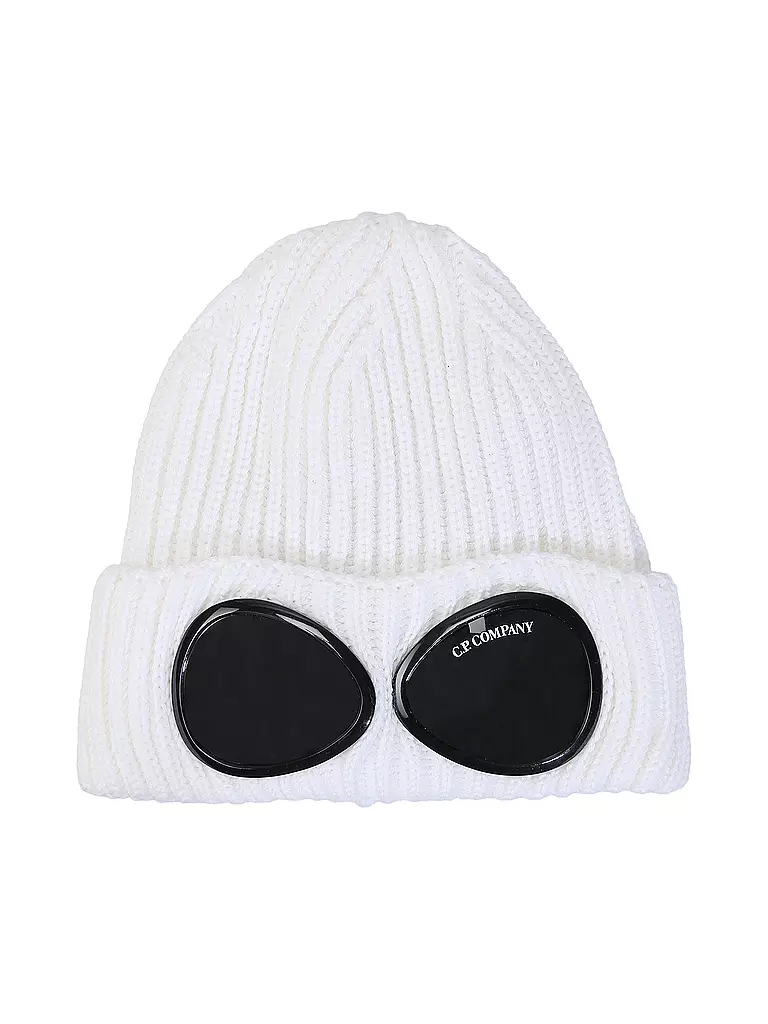 CP COMPANY | Mütze - Haube GOOGLES | weiss