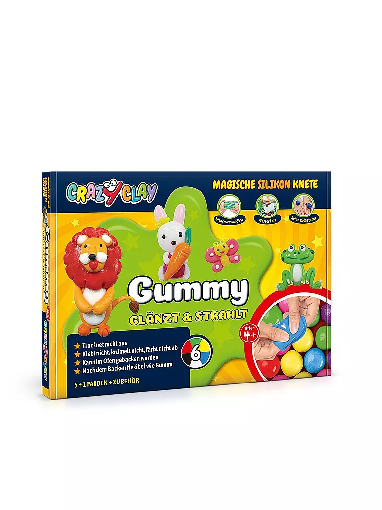 CRAZYCLAY | Backknete - Gummy Basic-Set | transparent