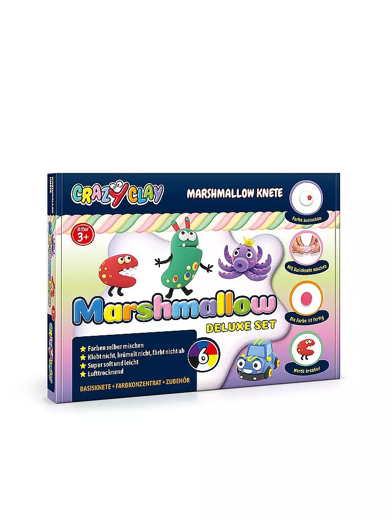 CRAZYCLAY | Marshmallow Deluxe-Set  | transparent