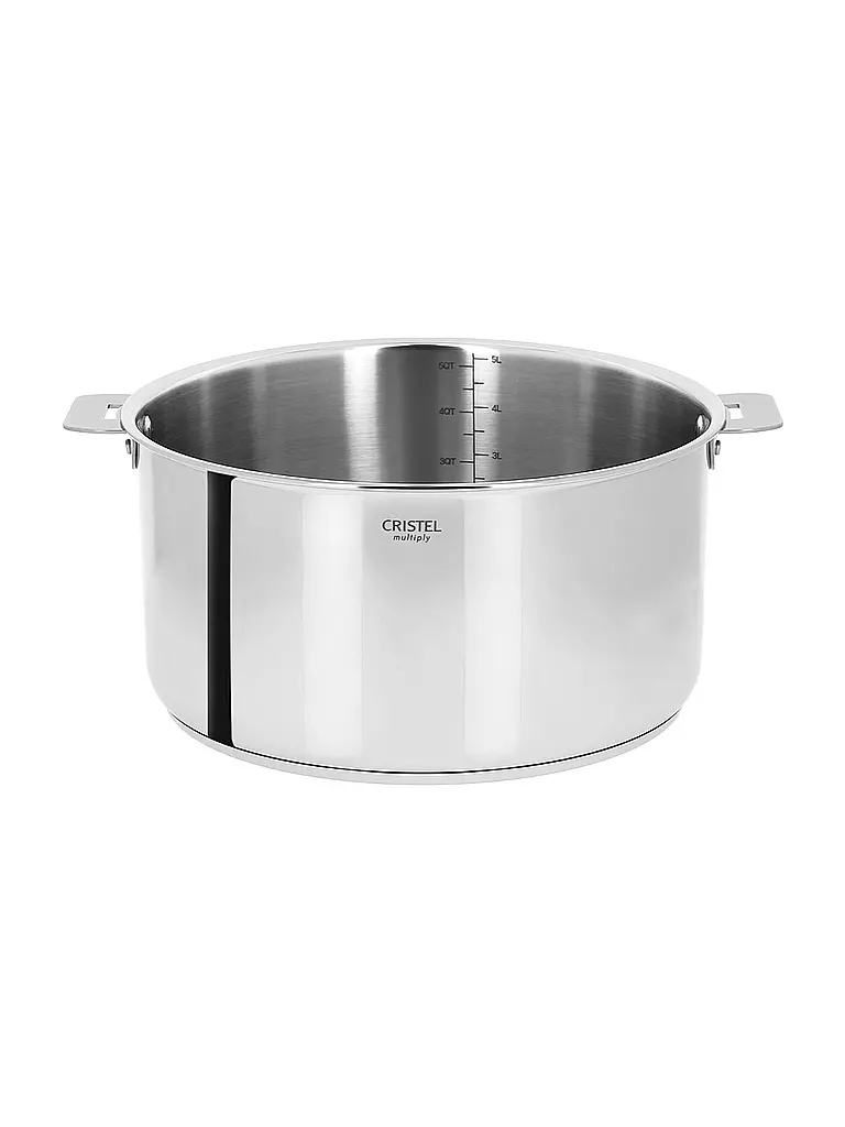 CRISTEL FRANCE | Kochtopf 14cm/1,1l CASTELINE Edelstahl | silber