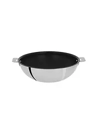 CRISTEL FRANCE | Wok 28cm CASTELINE EXCELISS Edelstahl Antihaft | silber