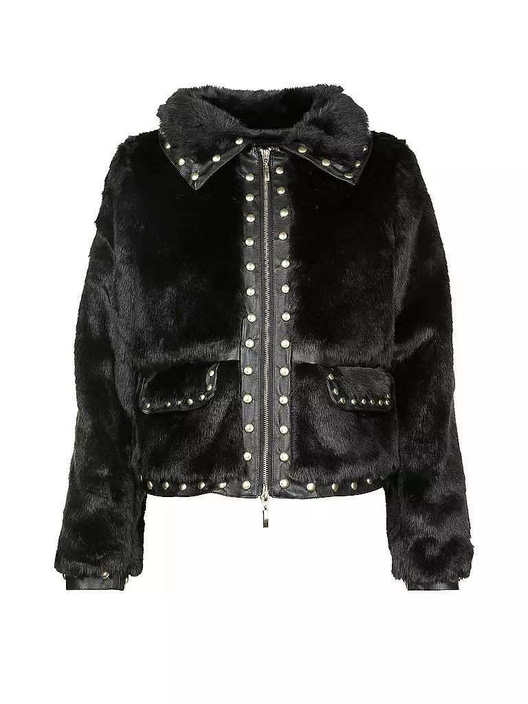 CRISTINA GAVIOLI | Jacke in Felloptik | 