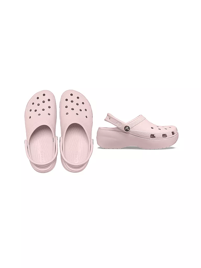 CROCS | Pantoletten CLASSIC PLATFORM CLOG | rosa