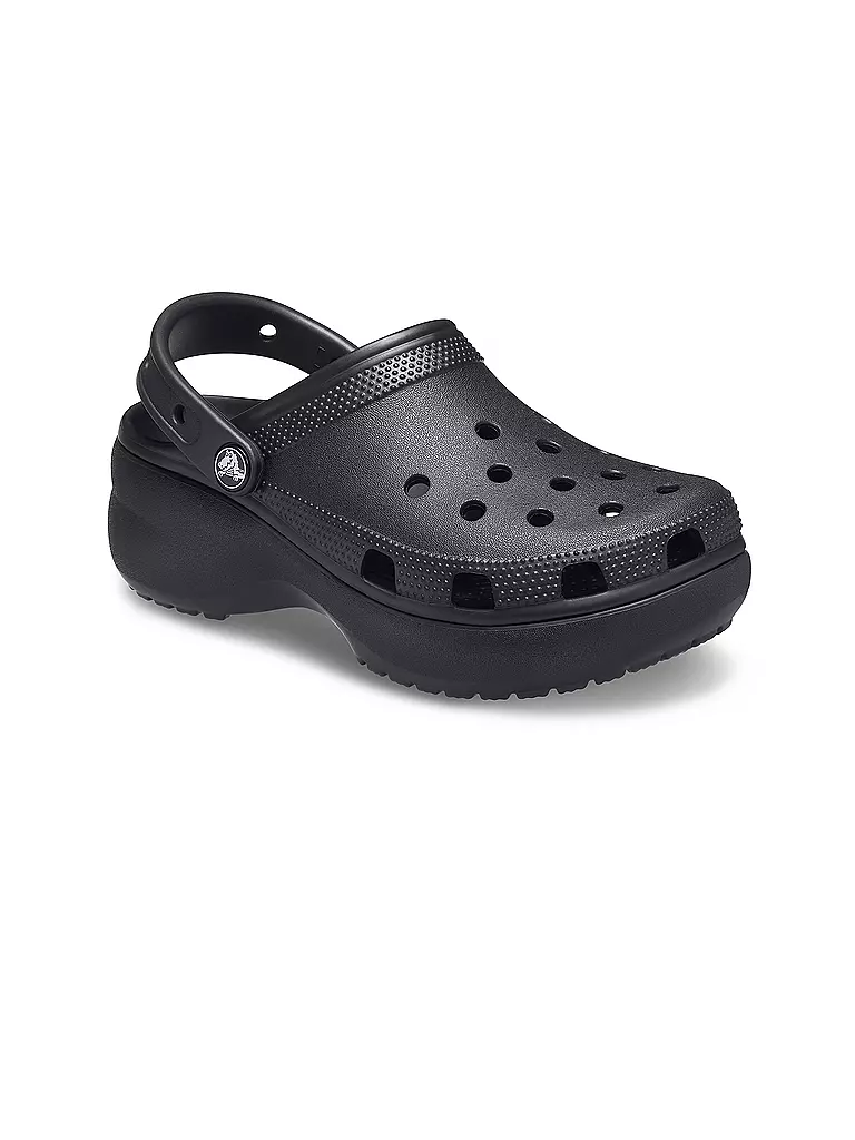 CROCS | Pantoletten CLASSIC PLATFORM CLOG | schwarz