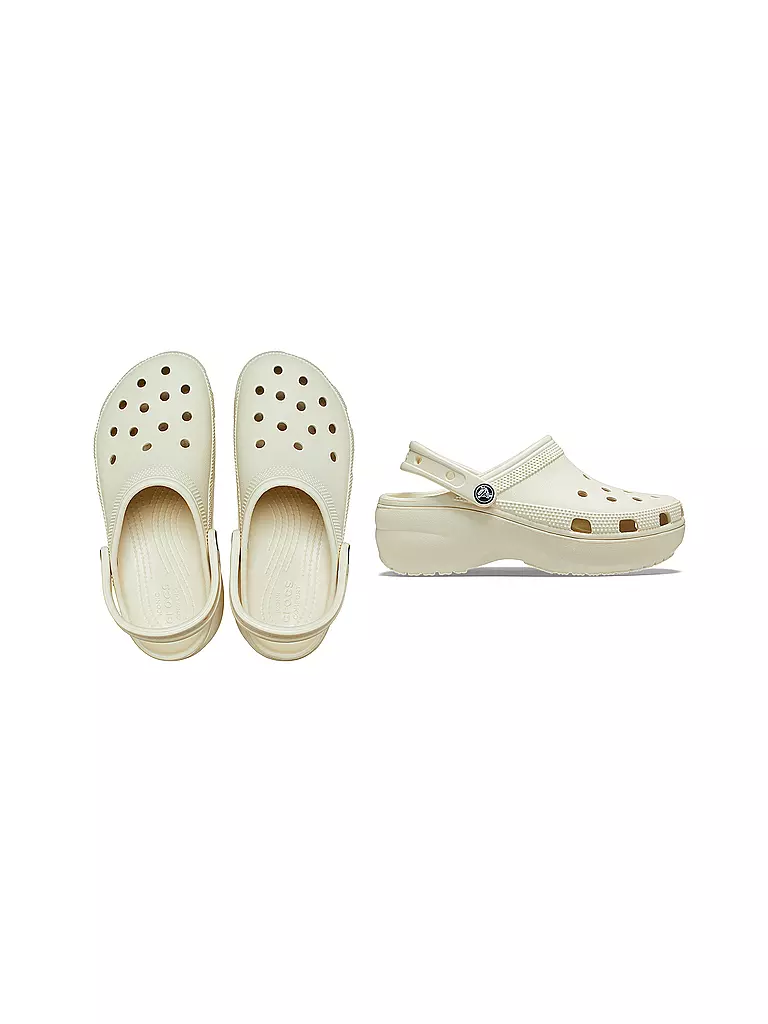 CROCS | Pantoletten CLASSIC PLATFORM CLOG | hellgrün