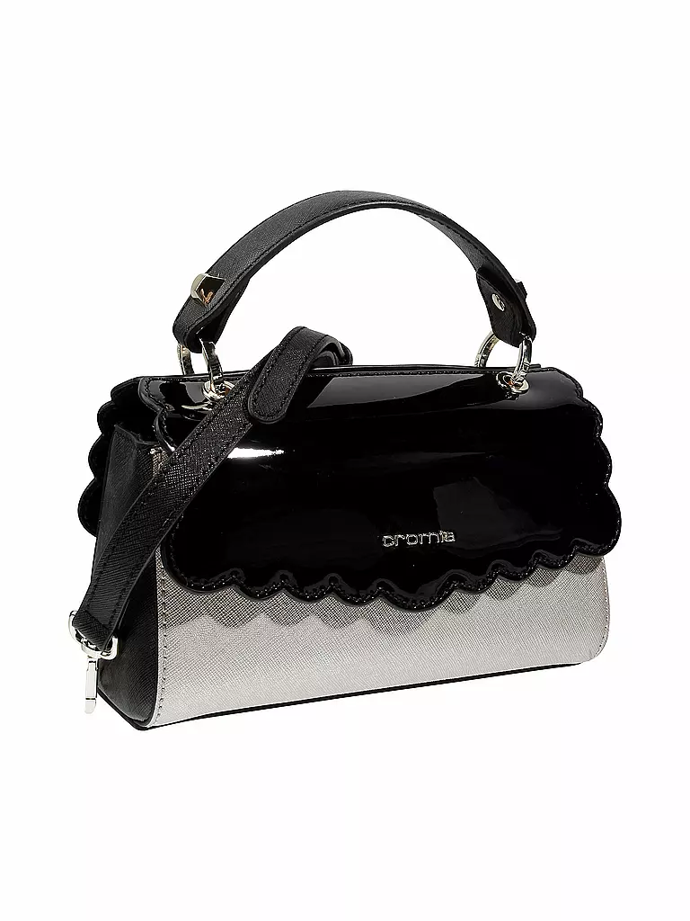 CROMIA | Ledertasche "Flappy S" | schwarz