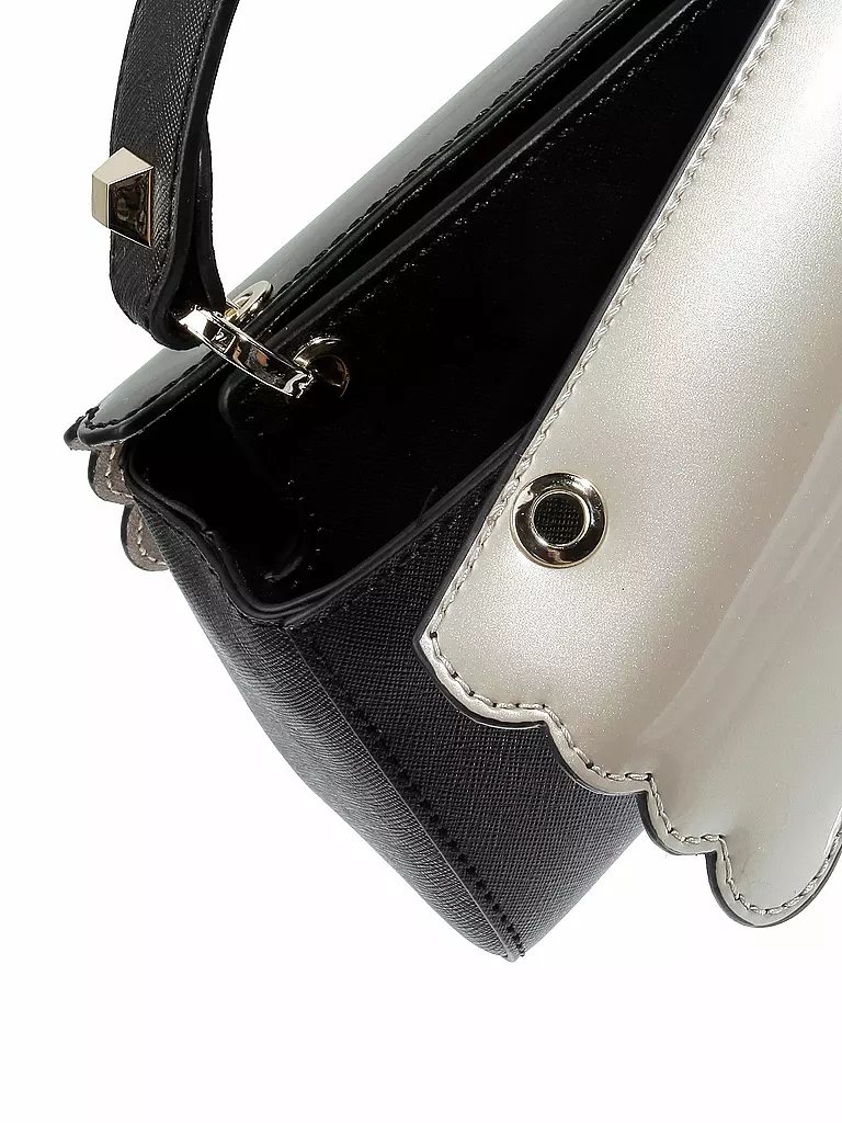 CROMIA | Ledertasche "Flappy S" | schwarz