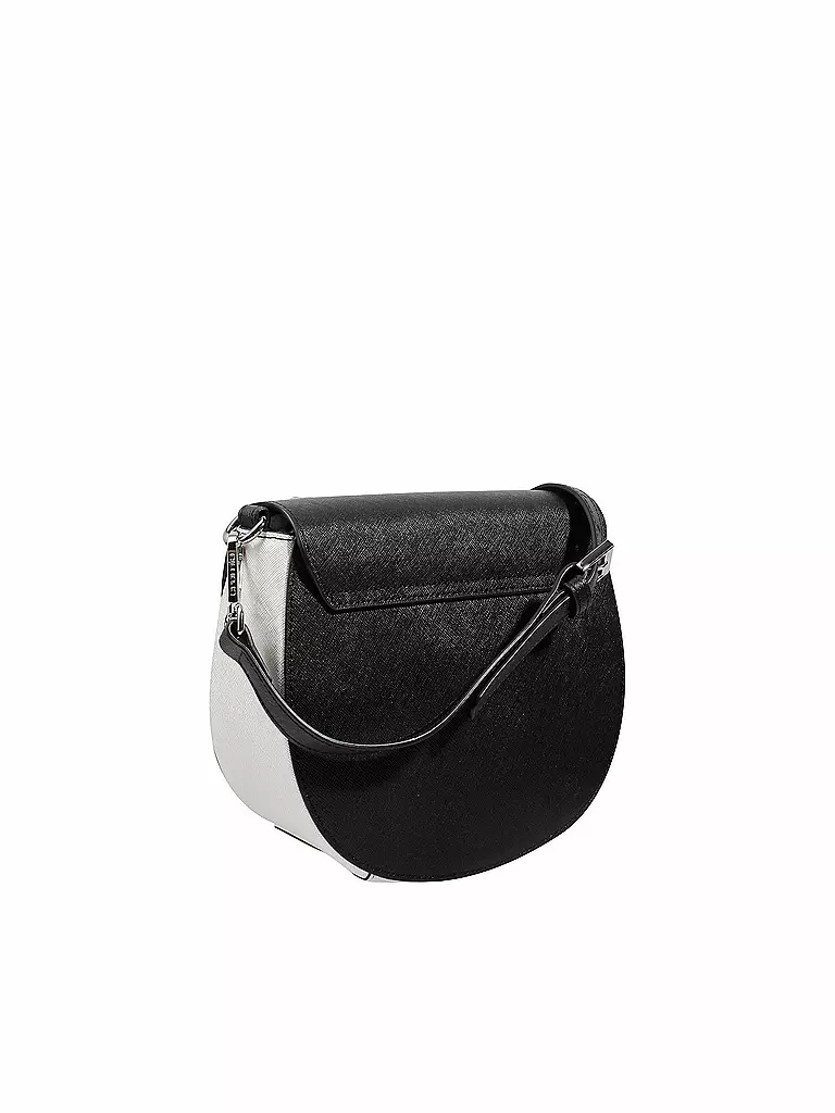 CROMIA | Ledertasche "Flower" | schwarz