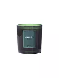 CULTI | Weihnachtskerze 550g groß GEMMA Grün | Dunkelgrün