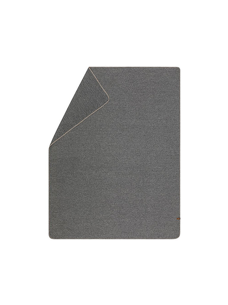 DAVID FUSSENEGGER Manta MERANO Uni 160x200cm Gris gris