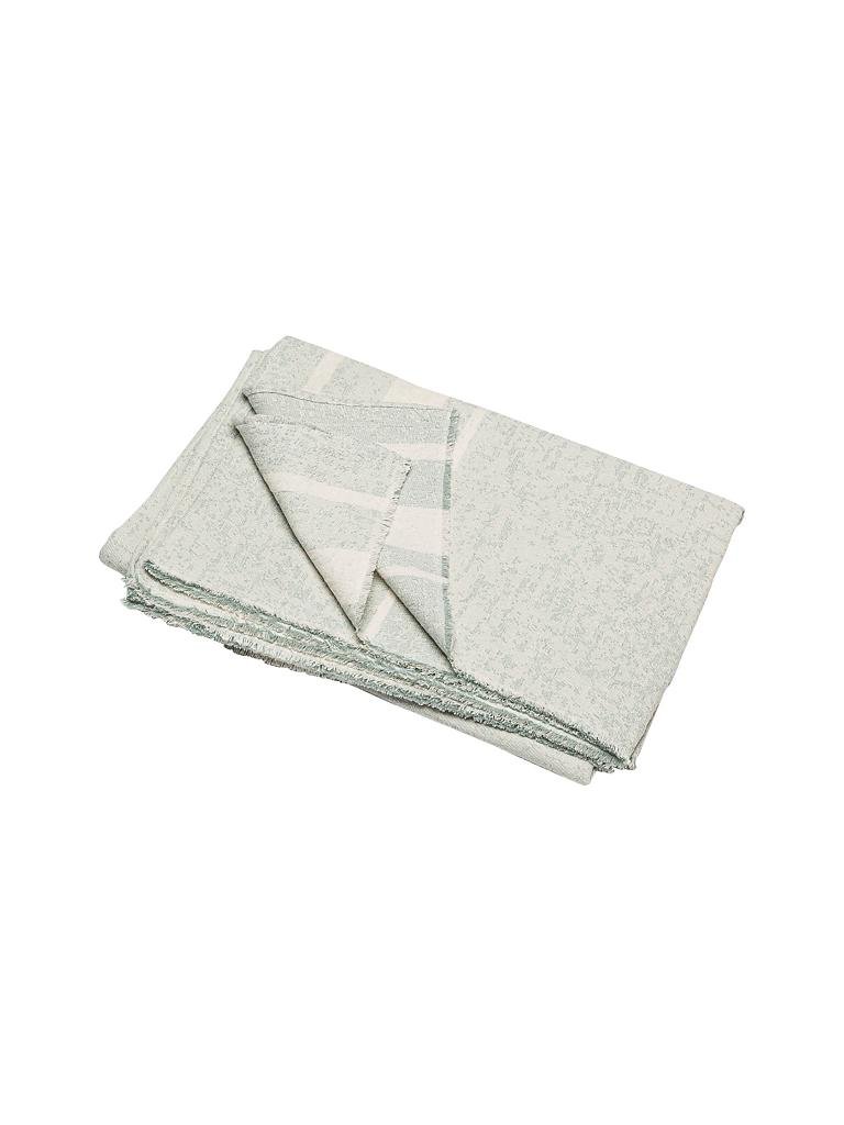 DAVID FUSSENEGGER Baumwolldecke "Riva" 140x200cm (Hellgrün) grün