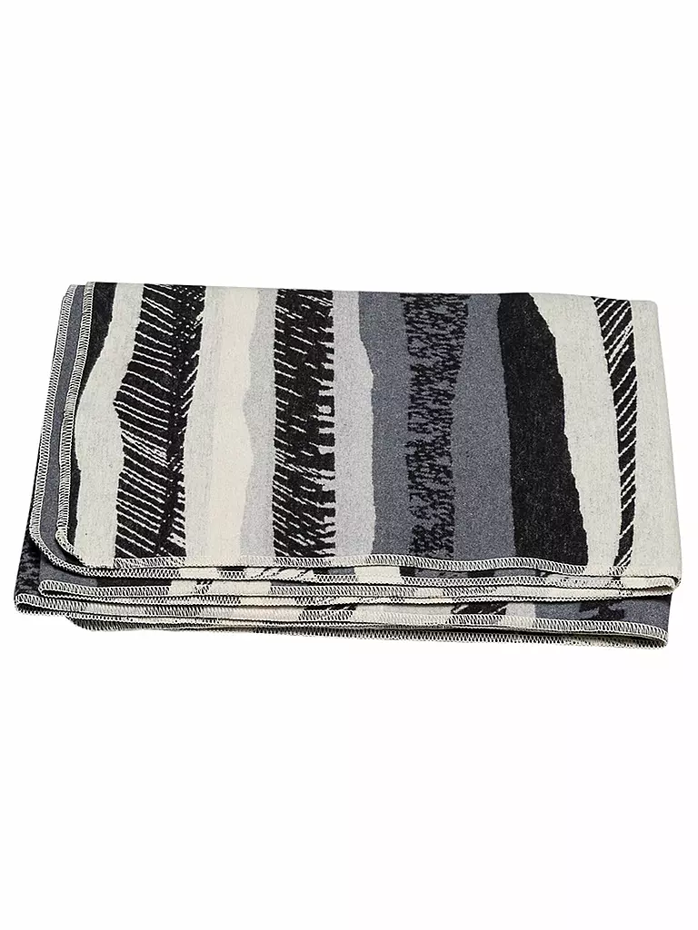 DAVID FUSSENEGGER Tagesdecke Plaid Silvretta 140x200cm Anthra grau