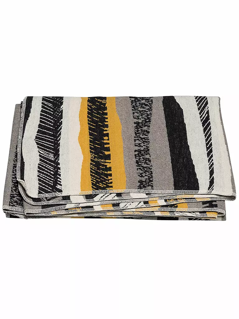 DAVID FUSSENEGGER Tagesdecke Plaid Silvretta 140x200cm Hellgelb gelb