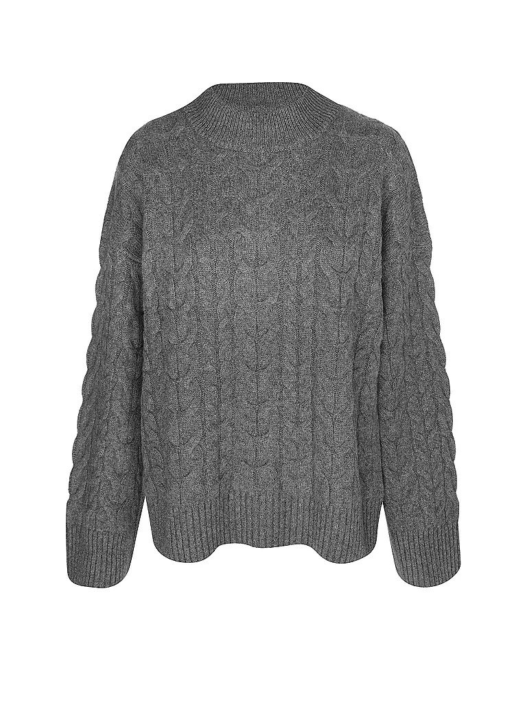 DAVIDA | Kaschmirpullover  | grau