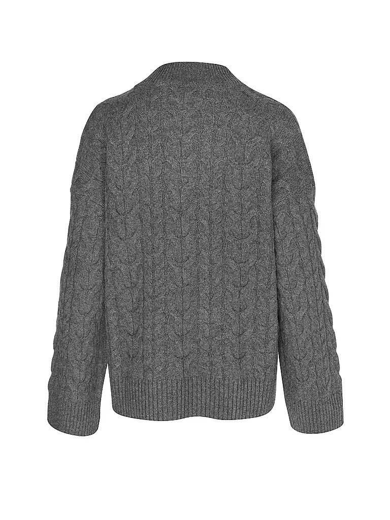 DAVIDA | Kaschmirpullover  | grau