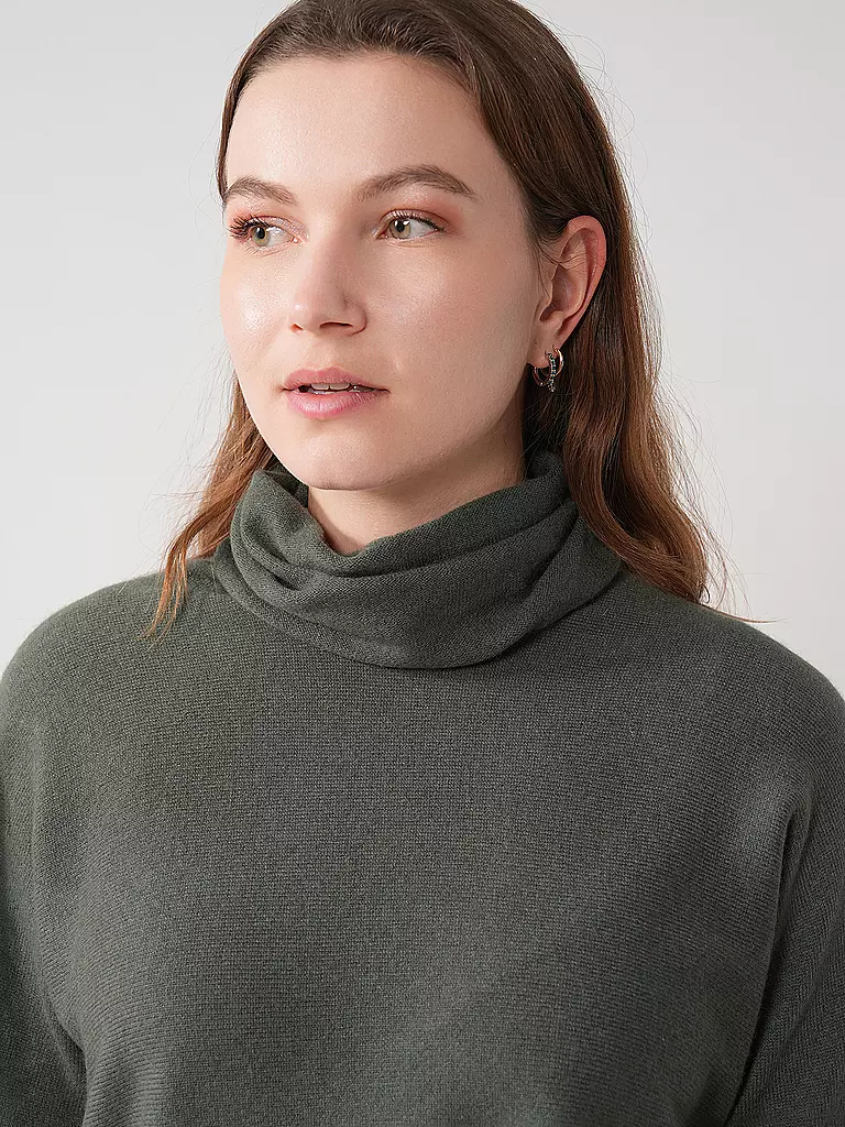 DAVIDA | Kaschmirpullover  | dunkelgrün