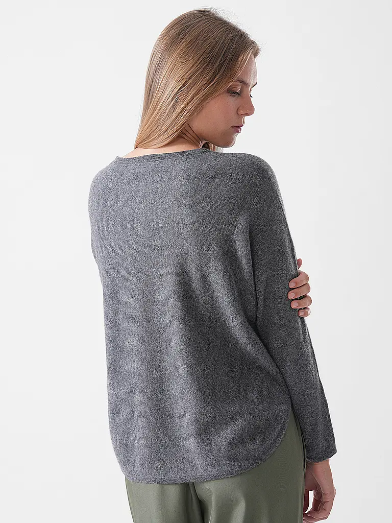 DAVIDA | Kaschmirpullover  | grau