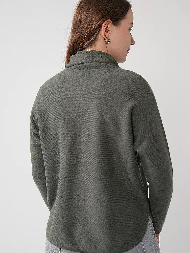 DAVIDA | Kaschmirpullover  | dunkelgrün