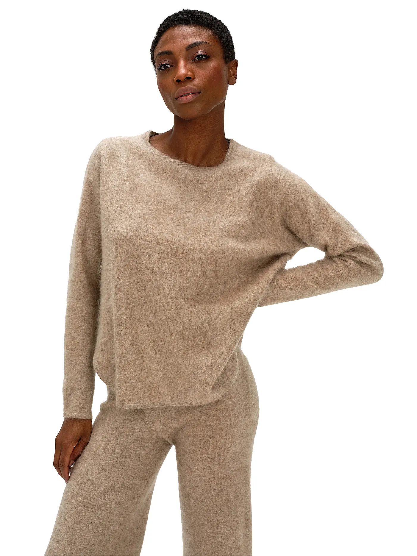DAVIDA | Kaschmirpullover | beige