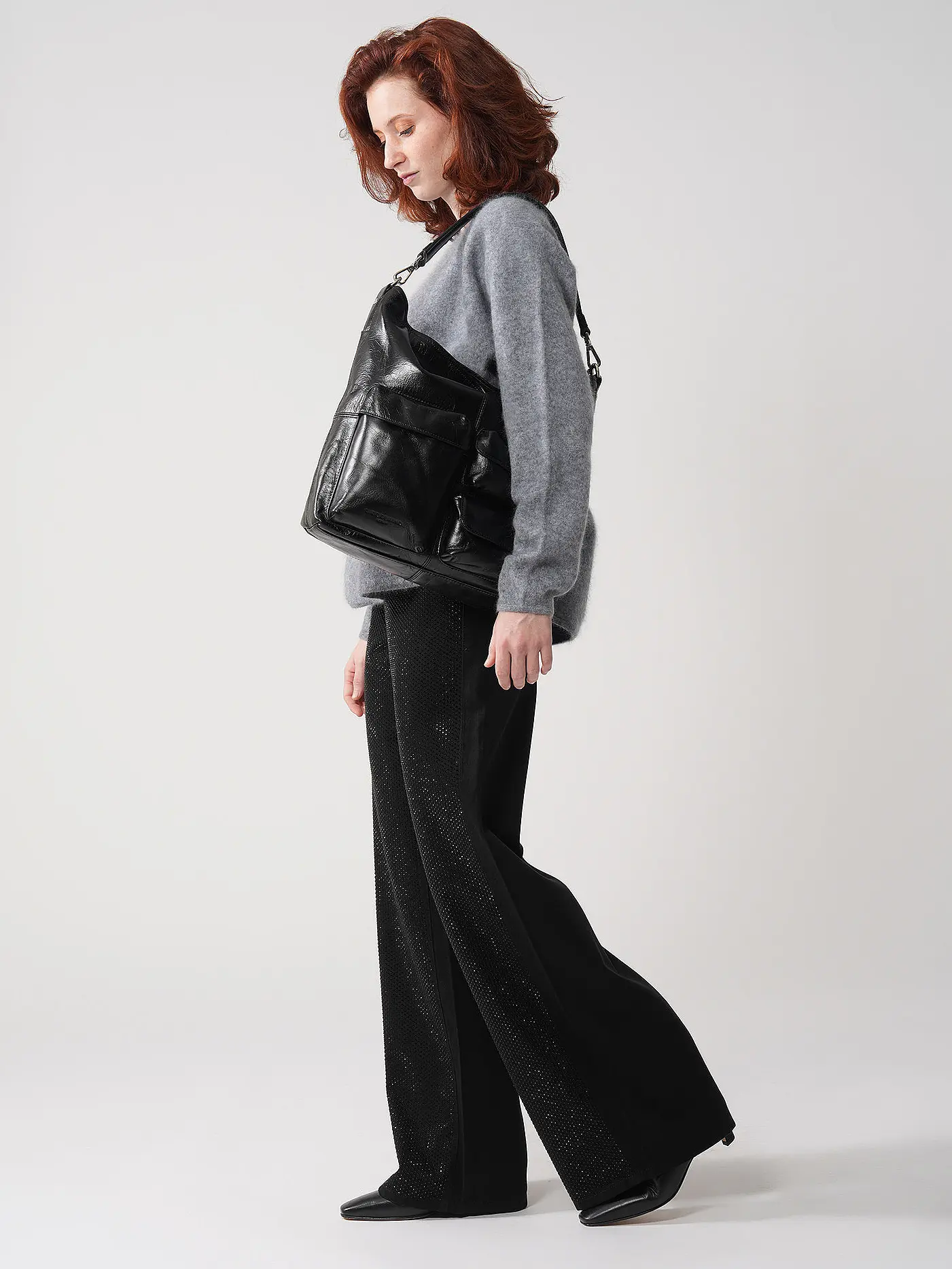 DAVIDA | Kaschmirpullover | hellgrau
