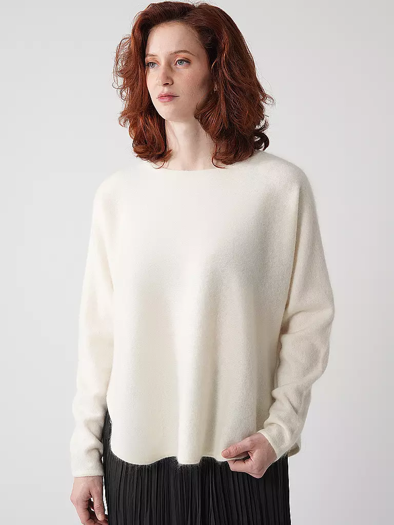 DAVIDA | Kaschmirpullover | hellgrau