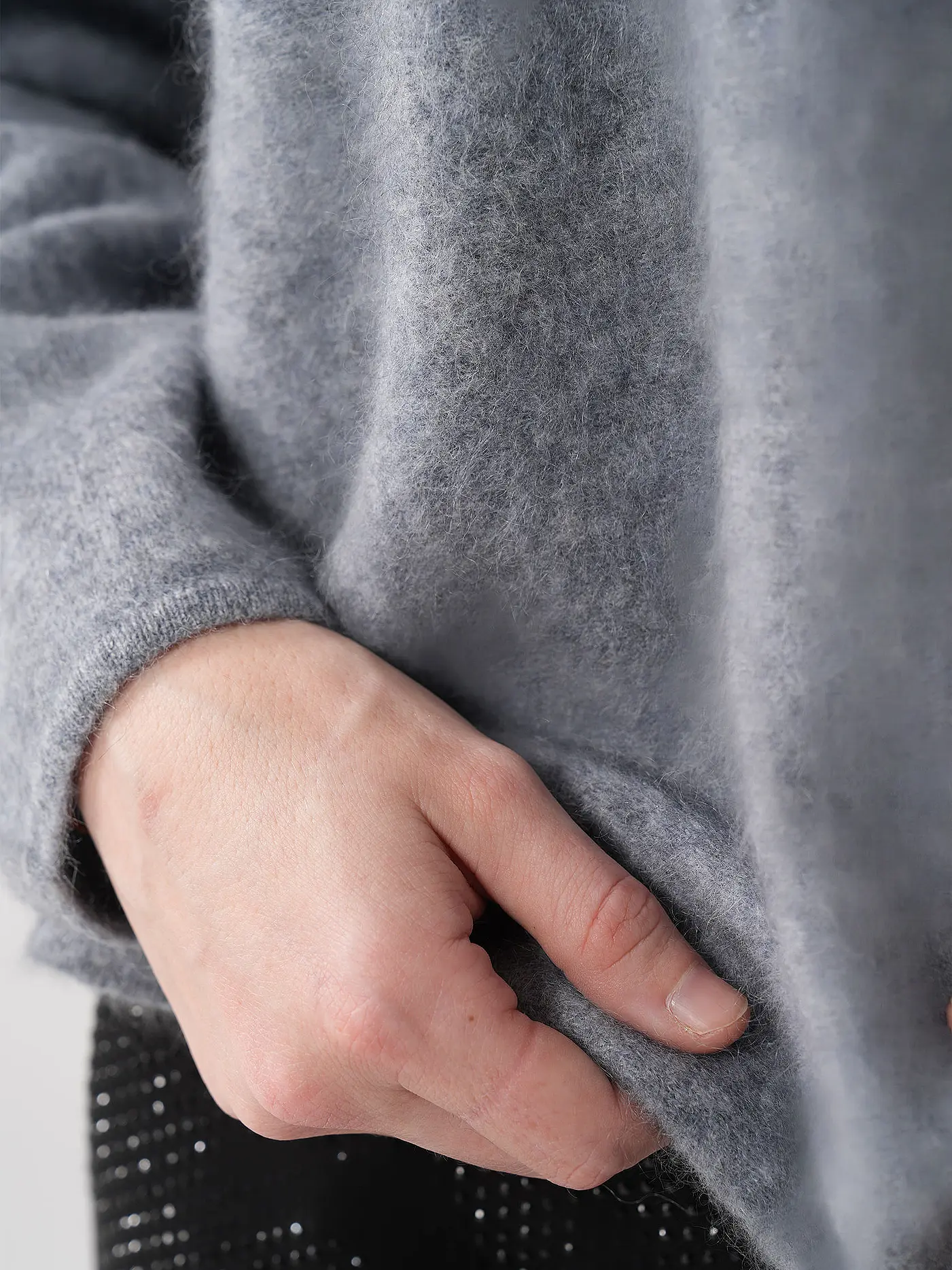 DAVIDA | Kaschmirpullover | hellgrau