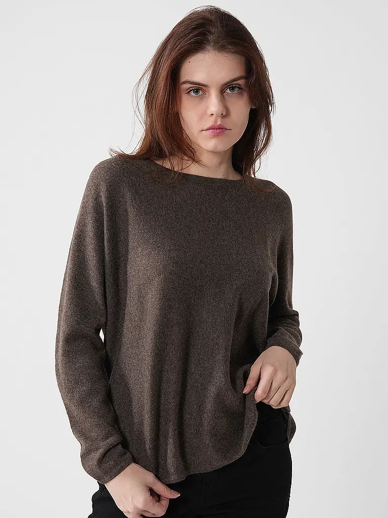 DAVIDA | Kaschmirpullover | braun