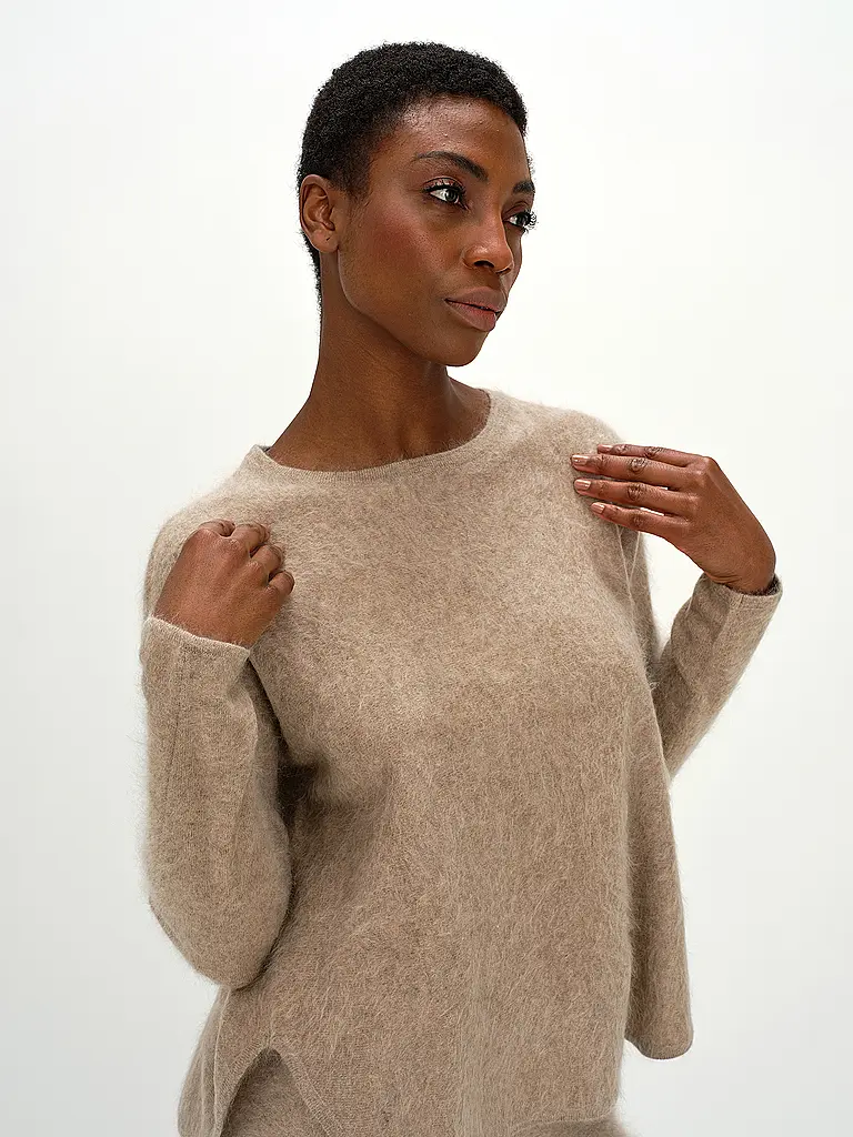 DAVIDA | Kaschmirpullover | beige