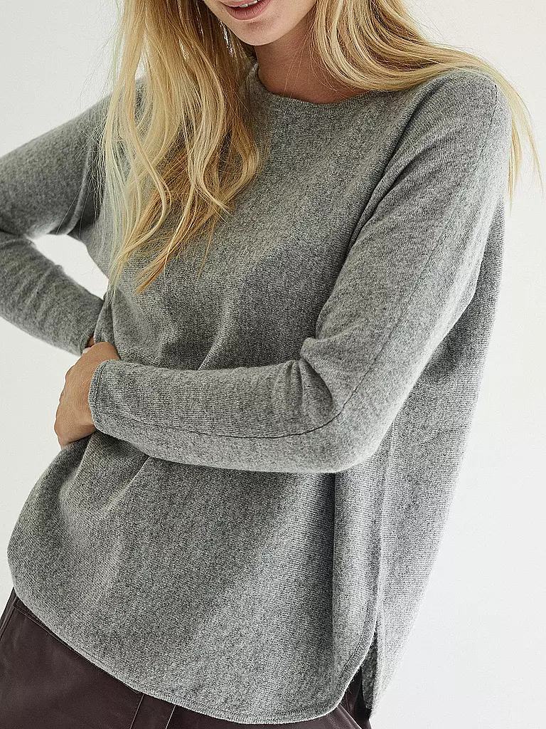 DAVIDA | Kaschmirpullover | grau