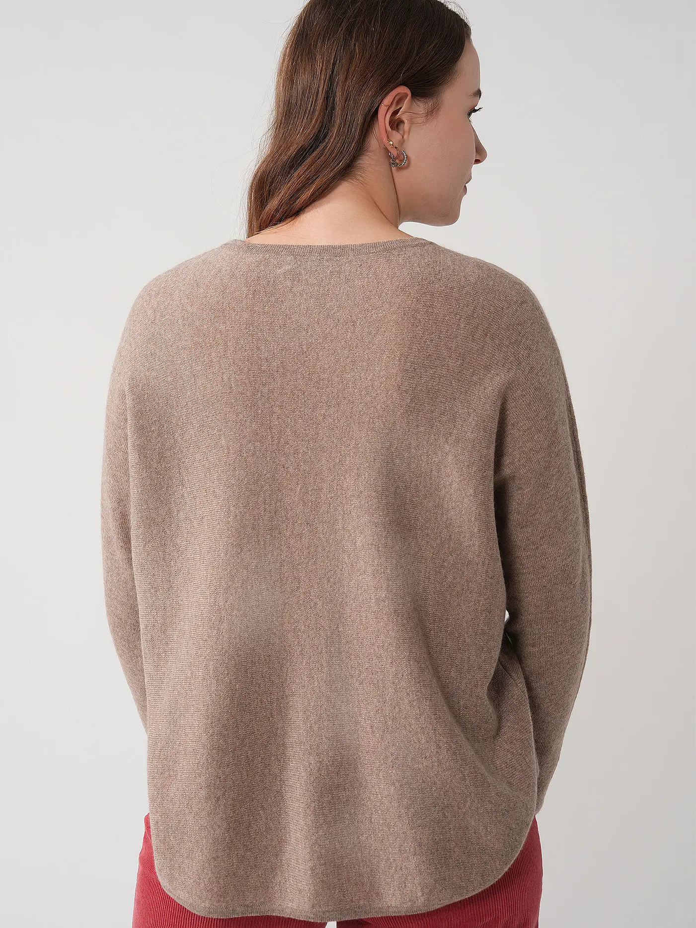 DAVIDA | Kaschmirpullover | braun
