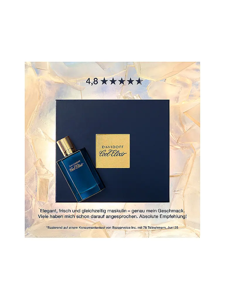 DAVIDOFF | Geschenkset - Cool Elixir Eau de Parfum Intense Set 75ml / 50ml | 