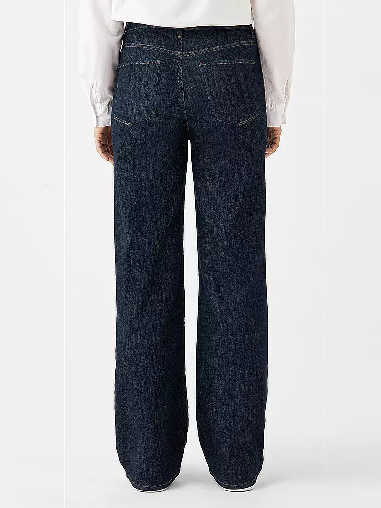 DAWN DENIM | Marlenehose DEW | dunkelblau