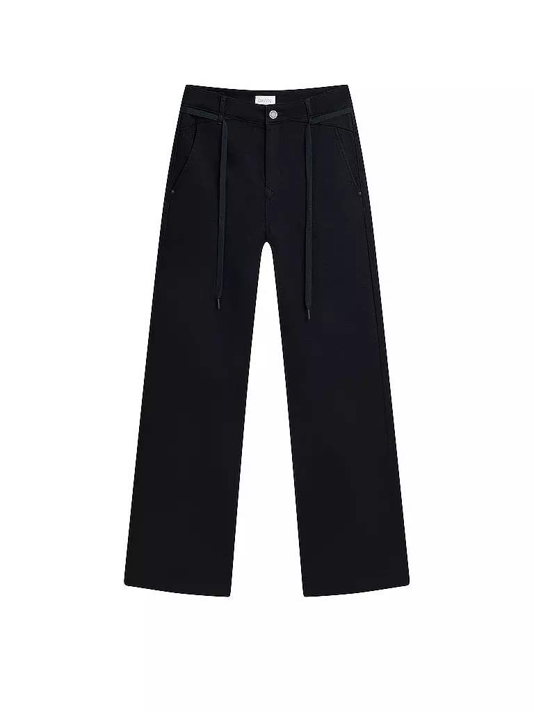 DAWN DENIM | Marlenehose Flared Fit DAWN | schwarz