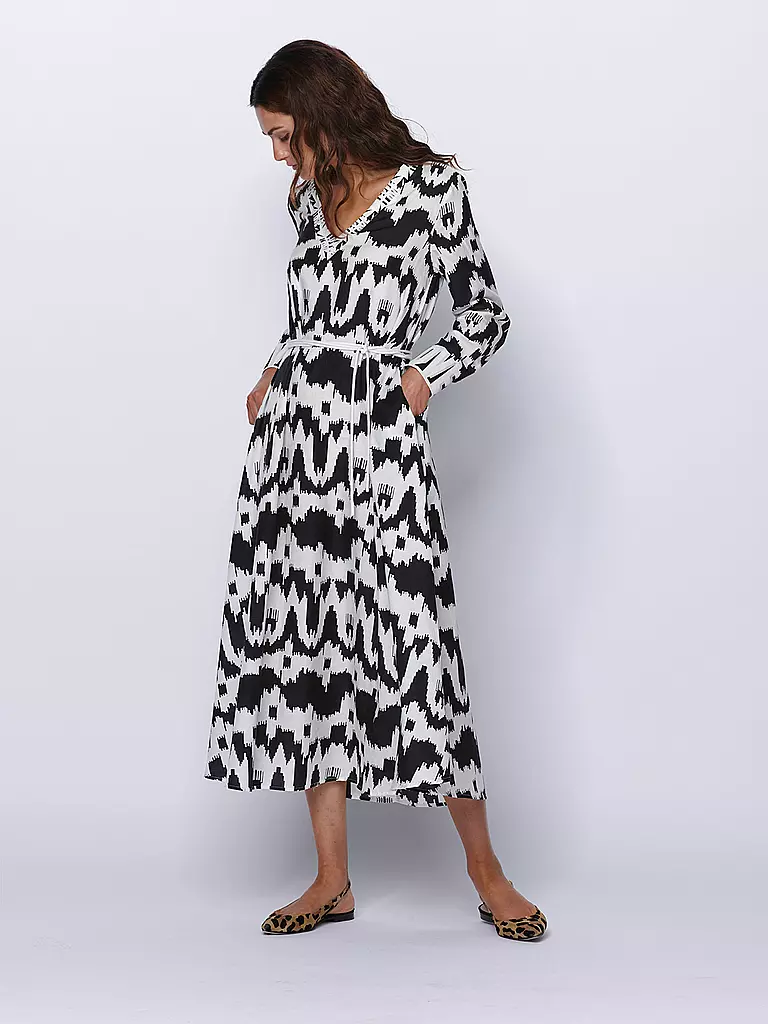 DELICATELOVE | Tunika Shira Ikat | schwarz