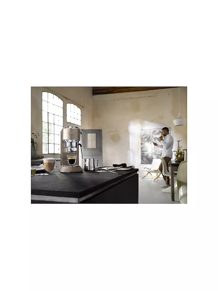 DELONGHI | Kaffeemaschine EC885BG Dedica Arte Beige | grau