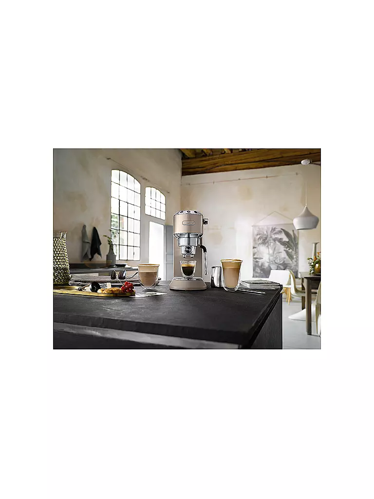 DELONGHI | Kaffeemaschine EC885BG Dedica Arte Beige | grau