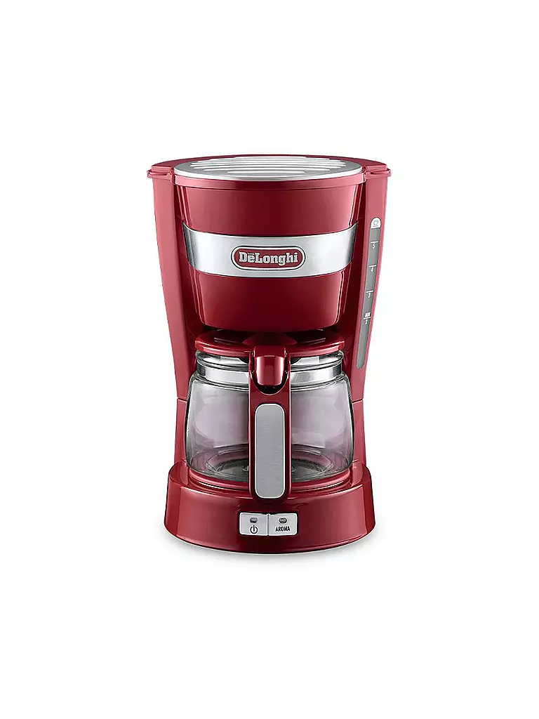 DELONGHI | Mini-Filterkaffeemaschine Active Line ICM14011.R (Rot) | rot