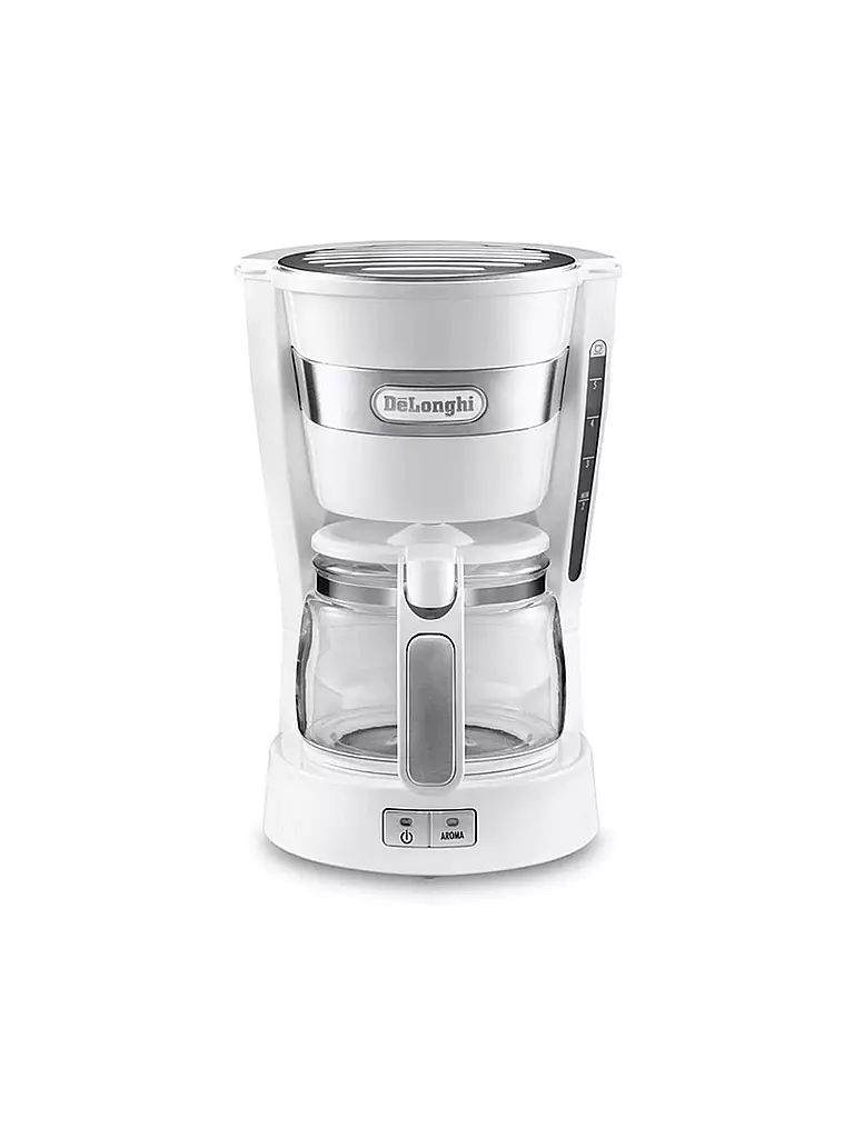 DELONGHI | Mini-Filterkaffeemaschine Active Line ICM14011.W (Weiß) | weiß