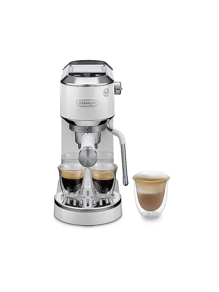 DELONGHI | Siebträgermaschine ESPRESSO DEDICA DUO Weiss | Weiss