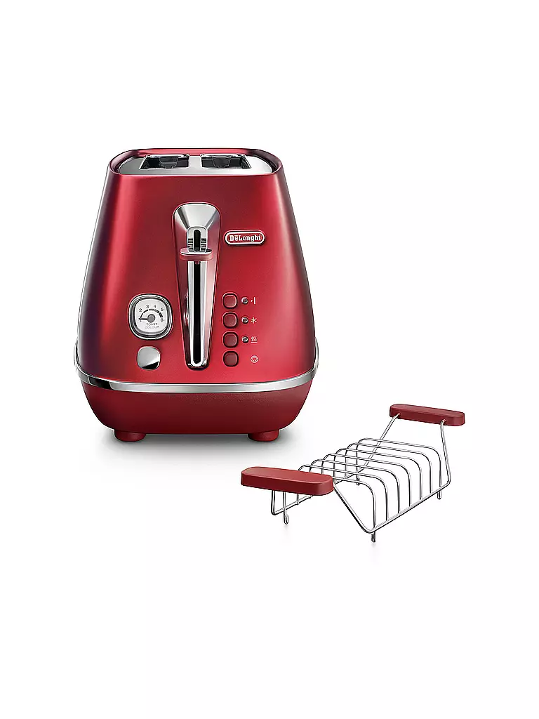 DELONGHI | Toaster Distinta Flair Glamour Red CTI 2103.R | rot