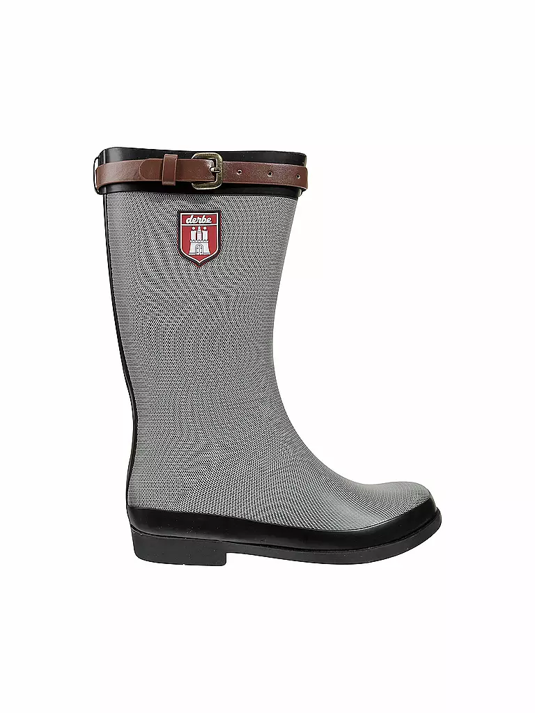 DERBE | Gummistiefel "Rieder-Stevel" | grau