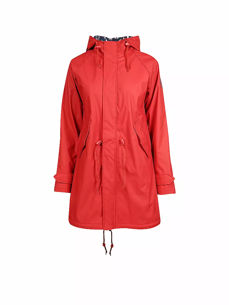 DERBE | Regenparka "Travel Friese" | rot