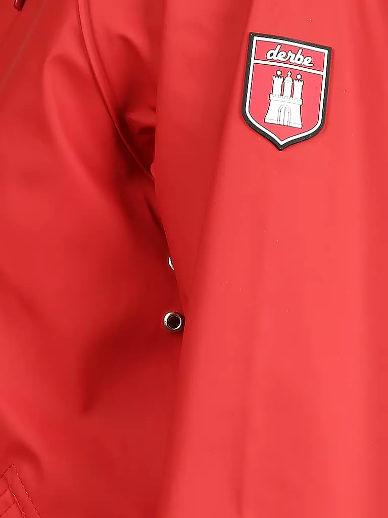 DERBE | Regenparka "Travel Friese" | rot